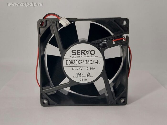 8017320666 Вентилятор Servo D0938X24B8CZ-40 24v 0.34A 2pin 92x38 () Hirschmann — изображение 2