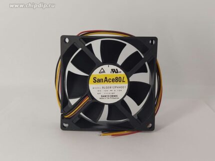 8019880208 Вентилятор Sanyo Denki San Ace 9LG0812P4H001 12V 0.12A 80x25 4pin Hirschmann