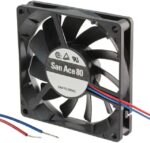 8013282462 Вентилятор Sanyo Denki San Ace 80 109P0812M702 12V DC 0.09A 80X15 2pin Hirschmann — изображение 2