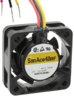 8006980729 9WF0424H7D01, Fan Tubeaxial 24VDC Square - 40mm L x 40mm H Ball 6.9 CFM (0.193m³/min) 3 Wire Leads Hirschmann — изображение 4