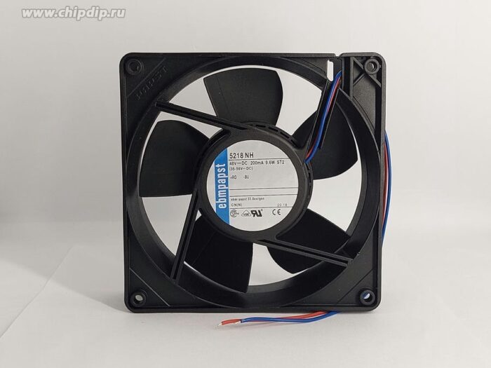 8022518283 Вентилятор Ebmpapst 5218NHIR 127x38 48V 9.6W 2pin Hirschmann — изображение 4