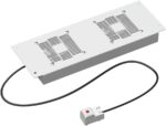8039487852 DKC Потолочный модуль 2 вентилятора с термостатом для IT CQE/STI шириной 600мм, RAL7035 Hirschmann — изображение 3