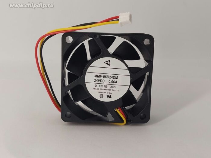 8017972588 Вентилятор Melco Technorex MMF-06D24DM-AC5 DC 24V 0.06A 60x25 3pin () Hirschmann — изображение 2