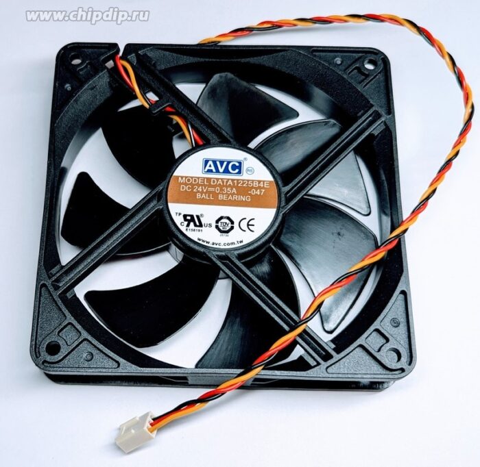 8035597899 Вентилятор AVC DATA1225B4E DC 24V0.35A 120x25 3pin () Hirschmann — изображение 3