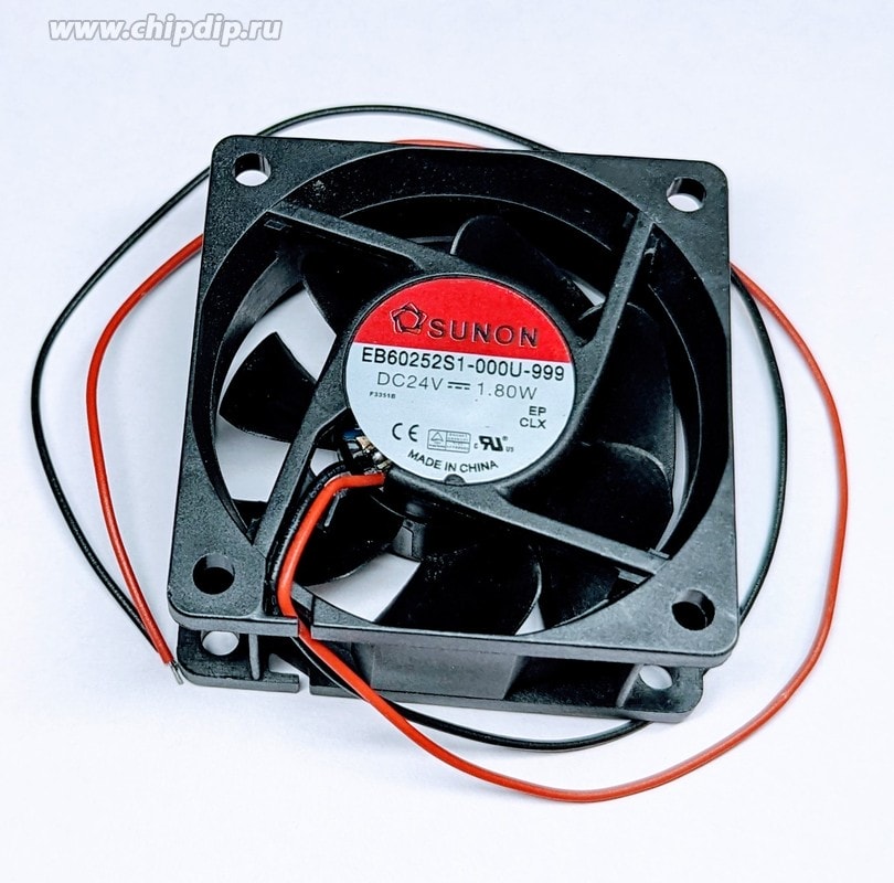 doc036524972 8035598520 Вентилятор Sunon EB60252S1-000U-999 DC 24V 1.80W 60x25 2pin () Hirschmann — изображение 1