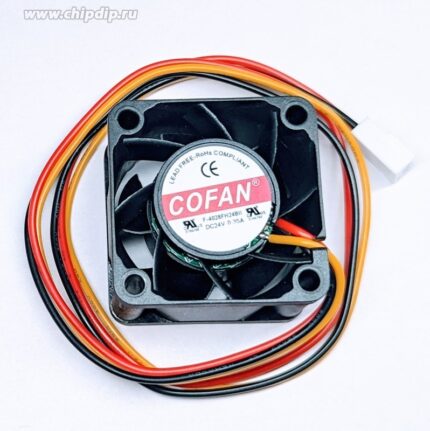 8025327677 Вентилятор COFAN F-4028FH24BII 24V DC 0.35A 40X28mm 3pin Hirschmann