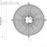 8025255337 Вентилятор Ebmpapst S4D450-8317074025 380V 460W 0.95A Hirschmann