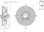 8025312200 Вентилятор Ebmpapst S4D630-8317073848 400V 2630W 4.78A () Hirschmann — изображение 2