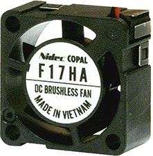 8025852954 F17HA-05MC, Axial Fan, 5 V dc, DC Operation, 150mW, 30mA Max Hirschmann