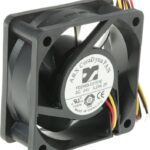 8002718724 FD2460-C0151E2AL, CeraDyna Series Axial Fan, 24 V dc, DC Operation, 33.35m³/h, 4.32W, 180mA Max, 60 x 60 x 25mm Hirschmann