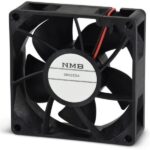 8006036851 08025DA-12P-AA-00, Fan Tubeaxial 12VDC Square - 80mm L x 80mm H Ball 72.4 CFM (2.03m³/min) 2 Wire Leads Hirschmann