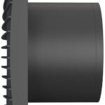 8025860043 SILENT 5C Matt black, ЭРА. Вентилятор осевой вытяжной D 125, декоративный 90-03097 Hirschmann