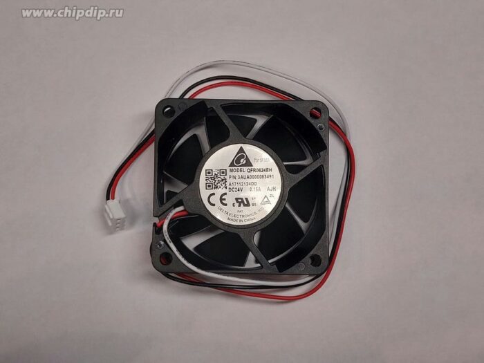 8025401863 Вентилятор Delta Electronics QFR0624EH (3AUA0000083491) 24V DC 0.15A 60X25 3pin () Hirschmann — изображение 2