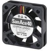 8005984970 109P0412H701, Fan Tubeaxial 12VDC Square - 40mm L x 40mm H Ball 6.4 CFM (0.179m³/min) 3 Wire Leads Hirschmann — изображение 4