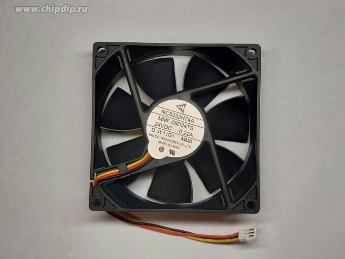 8017972637 Вентилятор Mitsubishi Melco Technorex MMF-09D24TS-MM6 DC 24 0.22A 90x25 3pin () Hirschmann — изображение 3