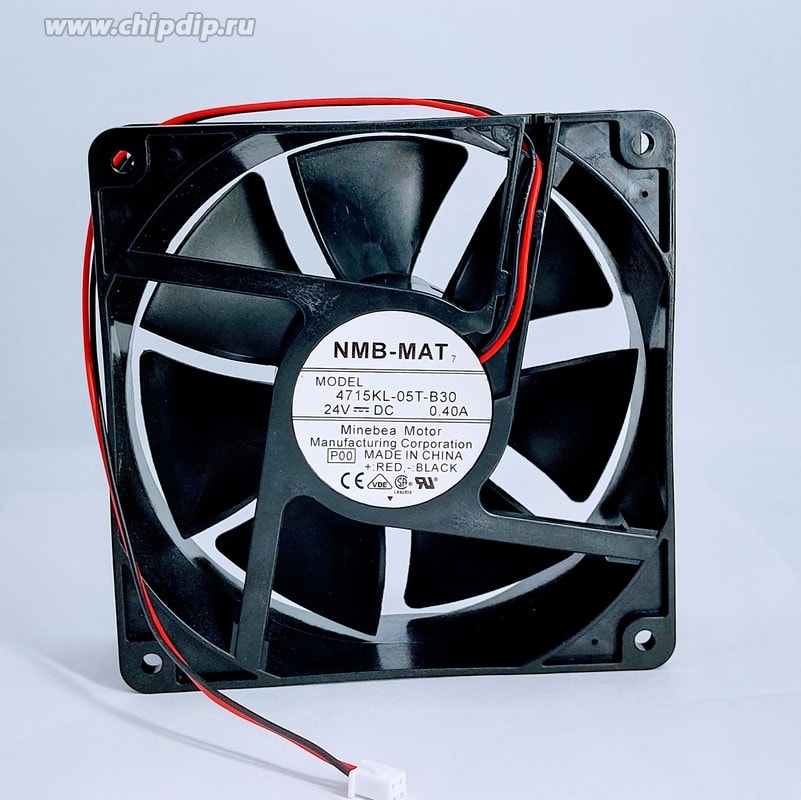 doc037065613 8025380689 Вентилятор NMB-MAT 4715KL-05T-B30 24V DC 0.40A 120X38mm Hirschmann — изображение 1