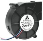 8004663506 BFB0524HH-R00, Blowers & Centrifugal Fans DC Blower, 51x15mm, 24VDC, Ball Bearing, 3x Lead Wires, Locked Rotor Sensor Hirschmann