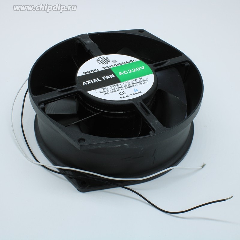 doc037364014 8025942804 TG17055HA2BL-7P, (172x150x55 220V), Вентилятор 200....240В AC, 2800об/мин, 172x150x55мм, 35Вт 48дБ, подшипник качения Hirschmann — изображение 1