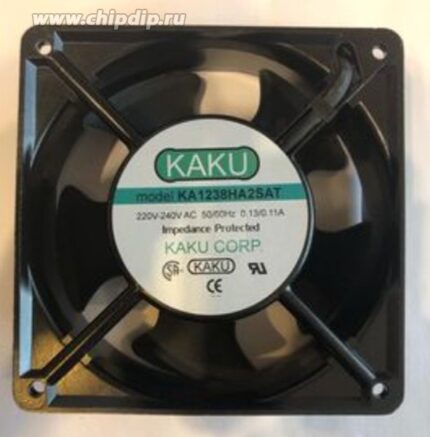8026286119 Вентилятор KAKU KA1238HA2SAT 220-240V AC 50/60Hz 0.13/0.11A 120X38 Hirschmann