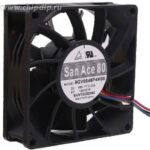 8026286125 Вентилятор Sanyo Denki 9GV0848P4K06 80x25 48V 0.22A 4pin Hirschmann