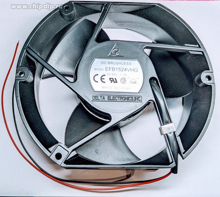 doc037439136 8007079292 Вентилятор Delta Electronics EFB1524VHG 172x50x51мм 24V 23.28W 1.7A Hirschmann — изображение 1