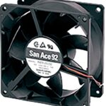 8006724648 9G0912G1011, Fan Tubeaxial 12VDC Square - 92mm L x 92mm H Ball 110.0 CFM (3.08m³/min) 3 Wire Leads Hirschmann