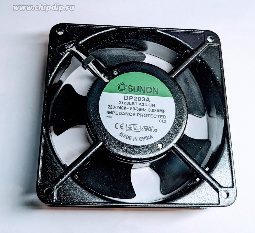 doc037528239 8026407377 Вентилятор Sunon DP203A2123LBT.A24.GN 220/240V 50/60Hz 0.08A 120x38 клемма Hirschmann — изображение 1
