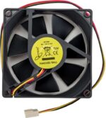 8048463713 Вентилятор Gembird FANCASE/BALL-3100, 80x80x25, двойной шарикоподшипник, 3pin, провод 30см, 3100 об/мин Hirschmann — изображение 5