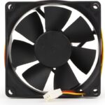 8048463713 Вентилятор Gembird FANCASE/BALL-3100, 80x80x25, двойной шарикоподшипник, 3pin, провод 30см, 3100 об/мин Hirschmann — изображение 8