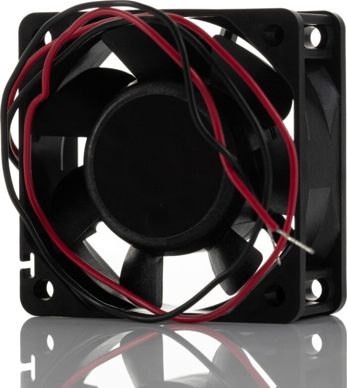 8006086800 9WP0648H402, Fan Tubeaxial 48VDC Square - 60mm L x 60mm H Ball 18.7 CFM (0.524m³/min) 2 Wire Leads Hirschmann — изображение 3