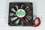 8025949233 Вентилятор 80x80x15, напряжение 12В, ток 0.25А, выводы 2L, подшипник скольжения, YM1208PHS1 Hirschmann