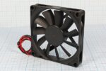 8025949233 Вентилятор 80x80x15, напряжение 12В, ток 0.25А, выводы 2L, подшипник скольжения, YM1208PHS1 Hirschmann — изображение 2