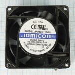8009976937 Вентилятор 80x80x25, напряжение 110В, ток 0.11А, выводы 2T, подшипник качения, JA0825H1B0N-T Hirschmann