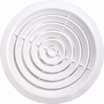 8026741899 Диффузор круглый 195 с фланцем 150мм белый Серия 150ДФ Hirschmann