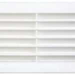 8026741896 Решетка вентиляционная переточная 450x130 материал ПС- пластик белая Серия РД 4513РД Hirschmann