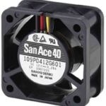 8013282506 Вентилятор Sanyo Denki 109P0424H601 40X20MM 24VDC 0.07A 3pin Hirschmann