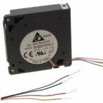 8004746948 BFB0512HA-CX3D, Blowers & Centrifugal Fans Blower, 50x10mm, 12VDC, 3.53CFM, Ball, 4x Lead Wire, Lock Rotor Sensor, Tach/PWM Hirschmann