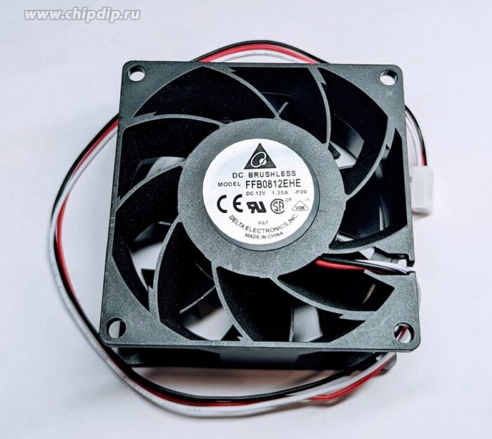 8035598402 Вентилятор Delta Electronics FFB0812EHE 80x38мм 12V 10.8W 1.35A OEM () Hirschmann — изображение 2