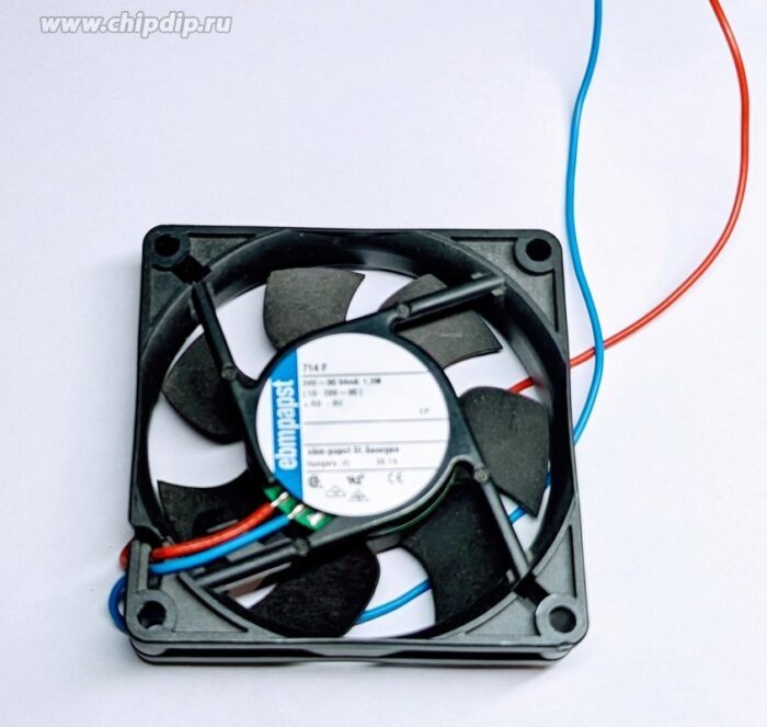 8476516030 714F, DC Axial Fan, 24 V, Square, 70 mm, 15 mm, Sintec Bearing, 25.9 CFM Hirschmann — изображение 6
