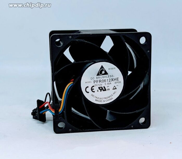 8022078760 Вентилятор Delta Electronics PFR0612XHE DC 12V 3.30A 60x38 4pin Hirschmann — изображение 2