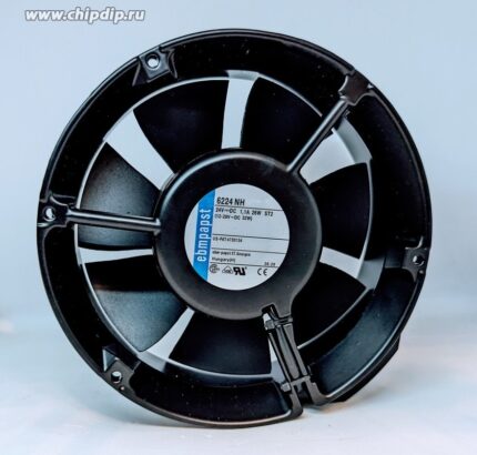 8022204460 Вентилятор Ebmpapst 6224NH 24V DC 1.1A 26W клемма 172x51 круг Hirschmann