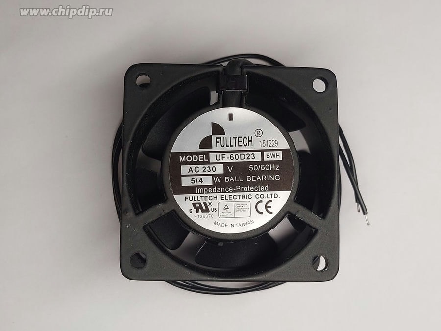 doc038567264 8009044027 Вентилятор Fulltech UF-60D23 BWH 230V AC 5/4W 60x30 2pin Hirschmann — изображение 1