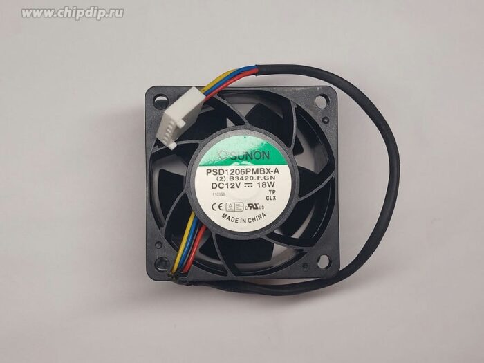 8025732481 Вентилятор SUNON PSD1206PMBX-A (2).B3420.F.GN 12V DC 18W 60X38 4pin Hirschmann — изображение 2