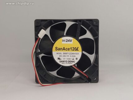 8007682110 Вентилятор Sanyo Denki San Ace 120L 9WF1224H101 24V DC 0.32A 120X38 3pin Hirschmann