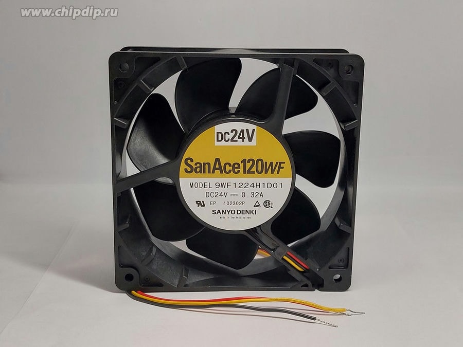 doc038574499 8035598274 Вентилятор Sanyo Denki San Ace 120WF 9WF1224H1D01 EP 102302P 24V DC 0.32A 120X38 3pin () Hirschmann — изображение 1
