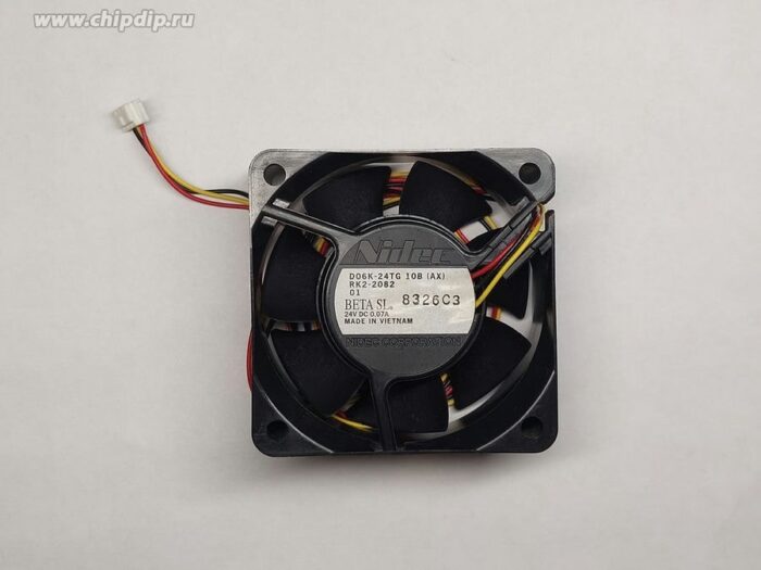 8017873719 Вентилятор Nidec Beta SL D06K-24TG (RK2-2082) 60x25мм 24V 0.07A OEM 3pin () Hirschmann — изображение 2