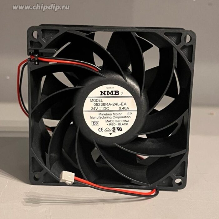 8027006641 Вентилятор NMB 09238RA-24L-EA-D0 24V DC 0,40A 92x38 2pin Hirschmann — изображение 2