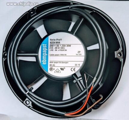 8015506625 Вентилятор Ebmpapst 6224 NHA 24V 1.25A 30W 3 pin 172x51 () Hirschmann