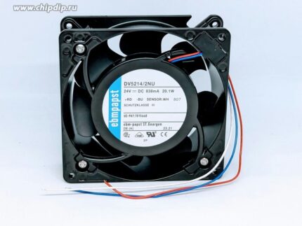 8020797800 Вентилятор Ebmpapst DV5214/2NU - 807 24V DC 838mA 20.1W 127x38 3pin () Hirschmann