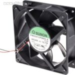 8007919744 Вентилятор Sunon PMD2412PMB2-A DC 24v 13.7W 0.57A 120x38 2pin Hirschmann